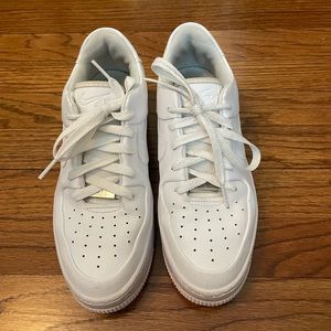 Nike Platform AirForce 1 Sneakers in White